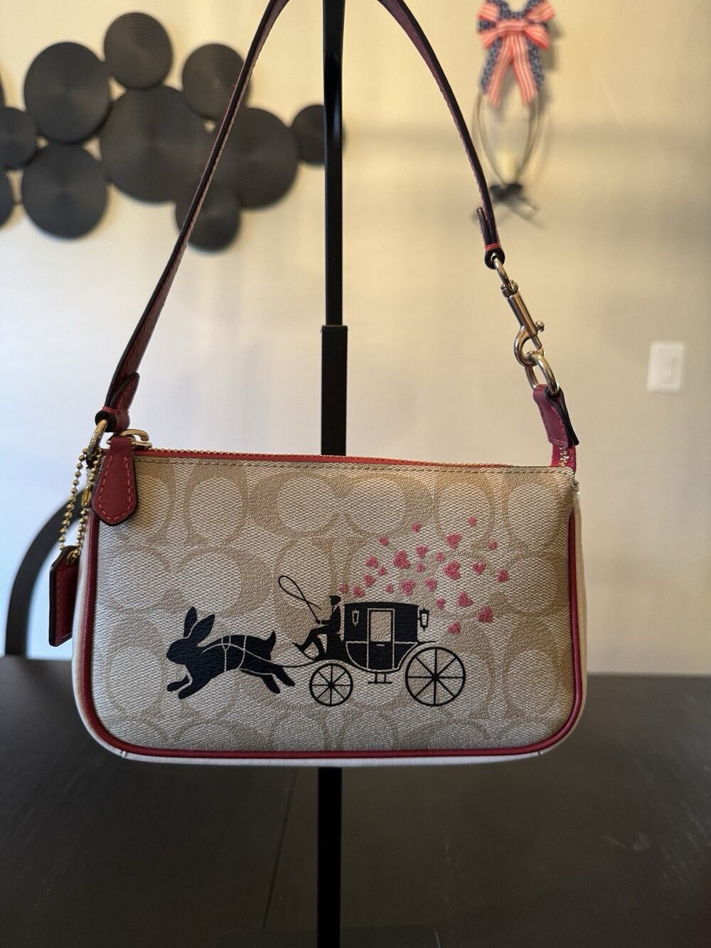 Coach Lunar New Year Nolita 19 Limited Edition With Rabbit And Carriage